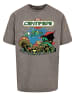 F4NT4STIC Oversize T-Shirt Centipede Atari Retro Gaming in Asphalt