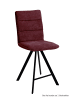 58 aufm Kessel THEKENSTUHL drehbar (2er-Set) Devonne 47x109x60 Schwarz/Marsala