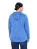 Ulla Popken Sweatjacke in pfauenblau