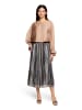 Betty Barclay Satin-Bluse mit U-Boot-Ausschnitt in Macchiato