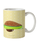 Mr. & Mrs. Panda Kindertasse Avocado Yoga ohne Spruch in Gelb Pastell