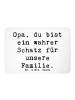 Mr. & Mrs. Panda Magnet Spruch Opa Schatz mit Spruch in Weiß