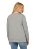 LAURASØN Sweatshirt in grau melange