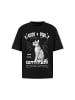 MARC CAIN SPORTS  Baumwollshirt mit Festival-Print in Black New