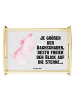 Mr. & Mrs. Panda Essenstablett Axolotl Tanzen mit Spruch in Grau Pastell