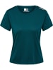 Hummel T-Shirt S/S Hmlmt Aura Mesh T-Shirt in DEEP TEAL