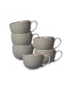 Ritzenhoff & Breker 6er Set Kaffeetassen Taste 200 ml taupe in taupe