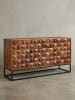 KADIMA DESIGN Sideboard 145x81x45 cm Massivholz / Metall Anrichte, Kommode