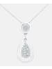 Diamant L'éternel Halskette mit Anhänger aus 375 Weißgold mit Diamant