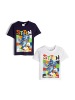 Lilo & Stitch 2er Pack Skateboarding Kinder T-Shirt 104cm