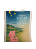 Mr. & Mrs. Panda Shopping Tasche Schwein Glück Design mit Spruch in Weiß