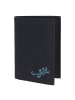oxmox New Cryptan Geldbörse RFID Schutz 10 cm in schwarz-lizard 2.0 cyan