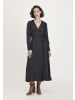 Hessnatur Wickelkleid Knöchellang in black
