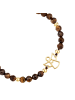 Rafaela Donata Armband Engel aus Messing mit Tigerauge in gelbgold