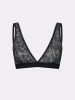 Erlich Textil  ICONIC LACE PLUNGE BH in schatten schwarz