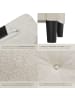 tectake Sofa Viborg, 121,5 x 77 x 91 cm, creme