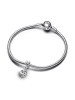 Pandora Silber Charm Rose