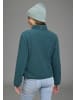 Polarino Fleecejacke in grün petrol