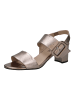 Caprice Sandalen in Braun/Gold