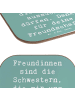 Mr. & Mrs. Panda Glasuntersetzer Spruch Freundinnen Schwestern m... in Meeresbrise