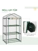 Outsunny Gewächshaus 69L x 49B x 125H cm Transparent