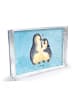 Mr. & Mrs. Panda Acryl-Aufsteller Pinguin umarmen ohne Spruch in Eisblau