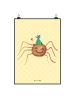 Mr. & Mrs. Panda Poster Spinne Agathe Party ohne Spruch in Gelb Pastell