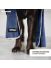 FLUFFINO FLUFFINO® Hundehandtuch Mikrofaser – 2er-Pack - 120 x 70 cm - Beige & Blau