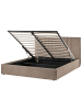 Beliani Doppelbett TARASCON in Beige - (W) 178 x (H) 103 x (L) 214 cm