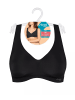 Sloggi Bralette ohne Nähte und mit herausnehmbaren Pads in Schwarz