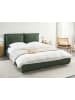 Beliani Wasserbett BAJONNA in Grün/Schwarz - (W) 180 x (H) 94 x (L) 235 cm