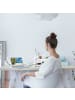 relaxdays Schreibtisch-Organizer in Weiß - (B)25,5 x (H)10,5 x (T)17 cm