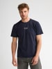 Petrol Industries Baumwoll-T-Shirt mit Grafik-Print foster in Blau