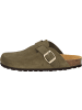 Palado Clogs Kiel Premium Leather in Olive