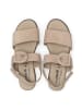 VITAFORM Echt Leder Sandaletten in taupe