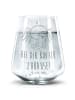 Mr. & Mrs. Panda Trinkglas Spinne Agathe Teddy mit Spruch in Transparent