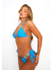 Moda Minx Bikini Hose Boujee Tie Side Brazilian in Sky Blue Shimmer