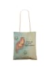 Mr. & Mrs. Panda Tasche Otter Seerose Design mit Spruch in Weiß