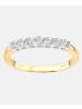 Diamant L'éternel Eternity-Ring aus 375 Gelbgold mit Diamant