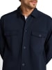 Tom Tailor Hemdjacke SMART SWEAT OVERSHIRT in Blau