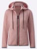 WITT WEIDEN Strickfleece-Jacke in rosenholz-meliert
