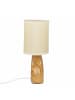 Licht-Erlebnisse Tischlampe (B)20.3 x (L)12 x (H)28 cm in Braun Beige