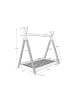 58 aufm Kessel TIPI Karyn 146x131x84 aus Massivholz in Weiß/Natur