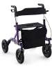COSTWAY Rollator 2 in 1 in Lila