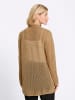 Sieh an! Ajourstrickjacke in camel