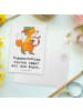 Mr. & Mrs. Panda Postkarte Bogenschützen Fokussierung mit Spruch in Weiß