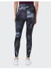 Venice Beach Tights VB Devrie in AOP gloomy night