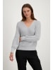 monari V-Kragen Pullover für Damen in uni