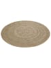 NORTHRUGS In- & Outdoor Teppich Almendro Beige Braun rund