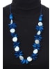 collezione alessandro Lange Kette " Edith " in blau